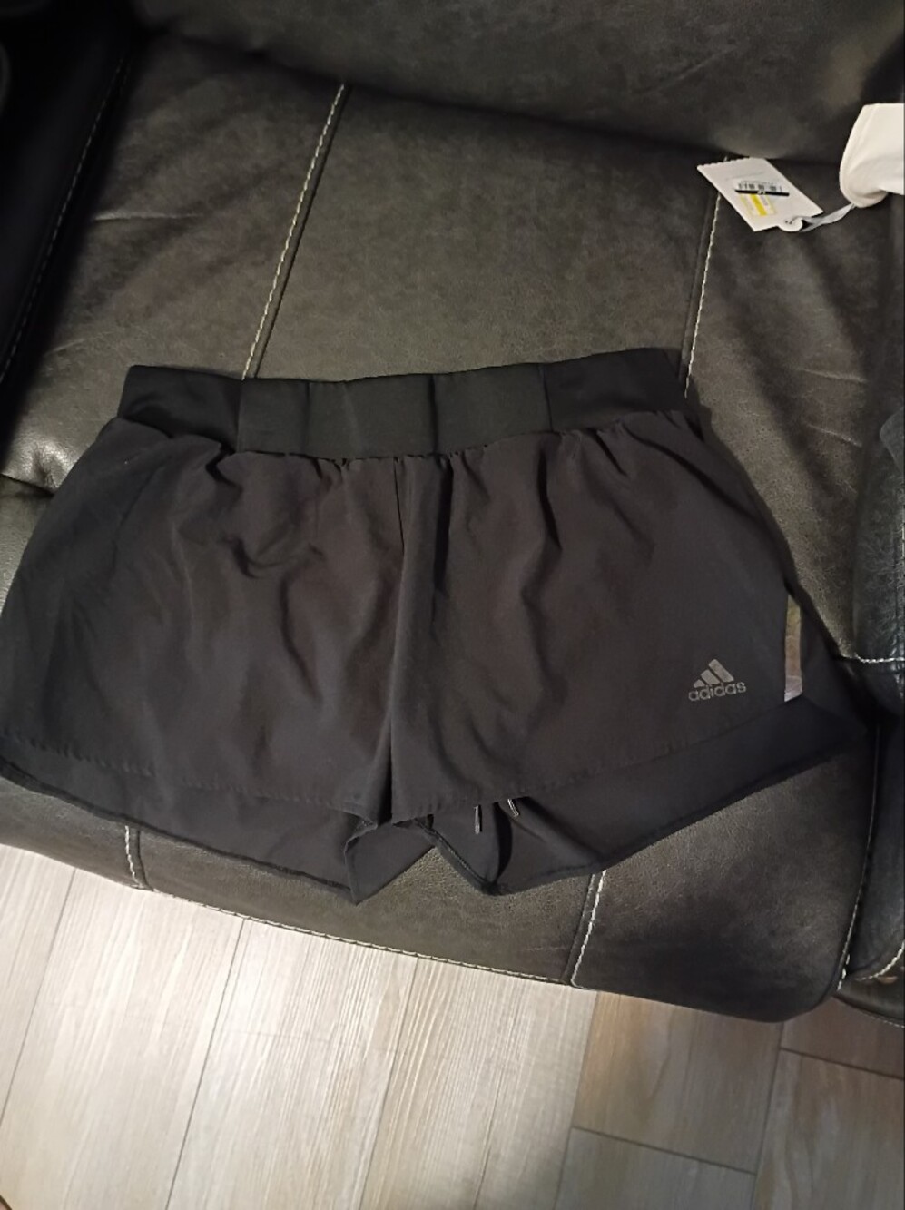 adidas Black Athletic Running Shorts